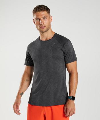 Gymshark Apex Muške T Shirts Crne Sive | HR 2466AHK